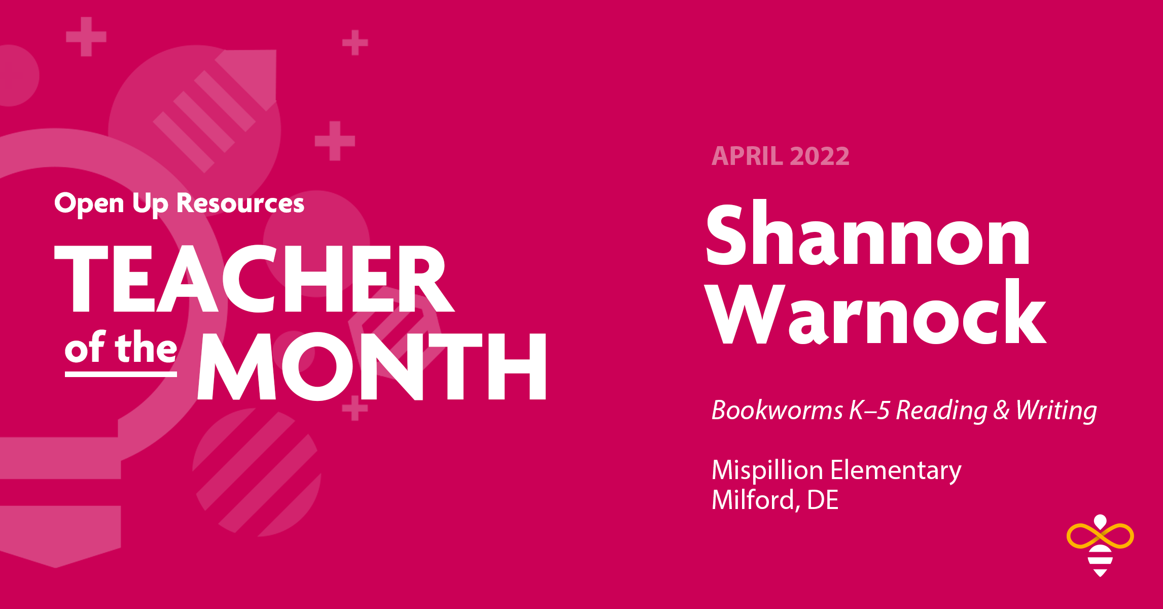 Warnock Selected As National Teacher Of The Month For April 2022